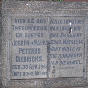 DIEDRICKS Joseph 1944-1944 :: DIEDRICKS Marks Peterus 1944-194?
