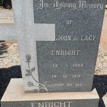 ENRIGHT John De Lacy 1898-1971