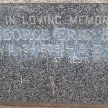 EZZEY George Eric 1909-1962