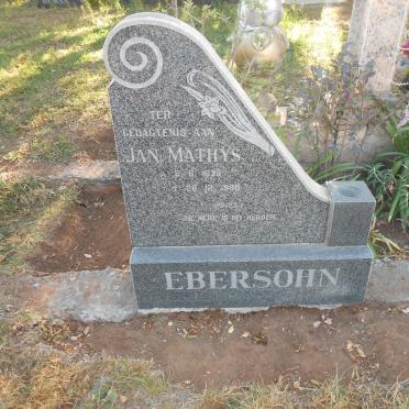 EBERSOHN Jan Mathys 1936-1996