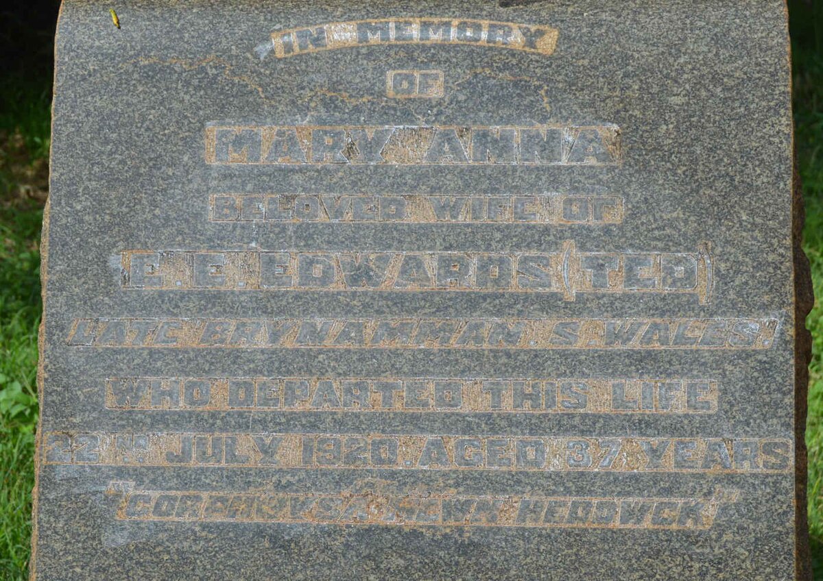 EDWARDS Mary Anna -1920