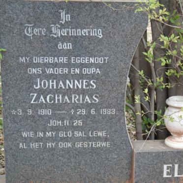 ELS Johannes Zacharias 1910-1983