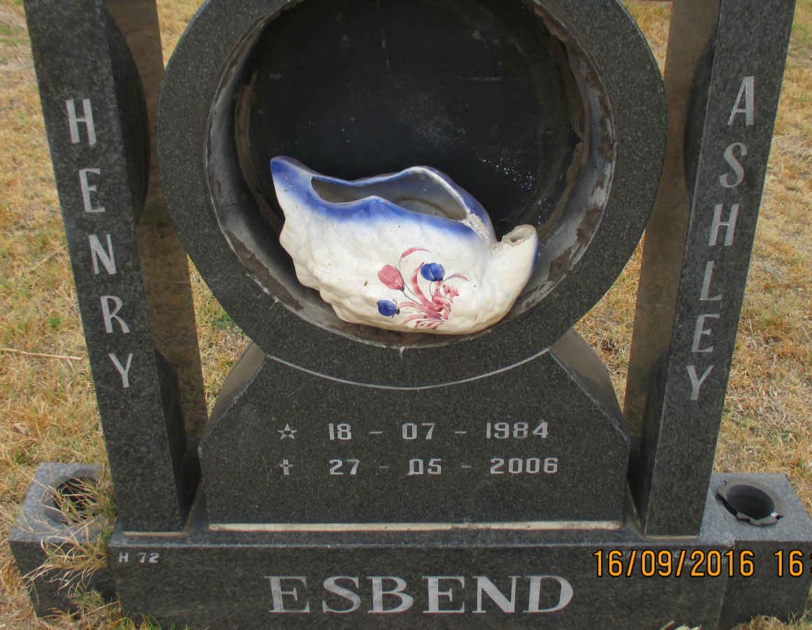 ESBEND Henry Ashley 1984-2006