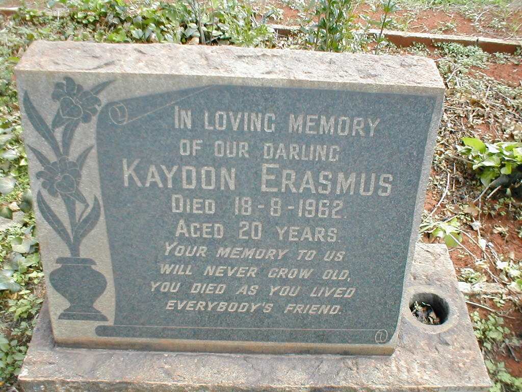 ERASMUS Kaydon -1962
