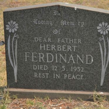 FERDINAND Herbert -1952