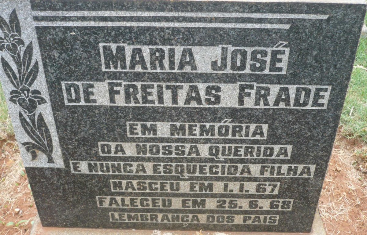 FRADE Maria José DE FREITAS 1967-1968