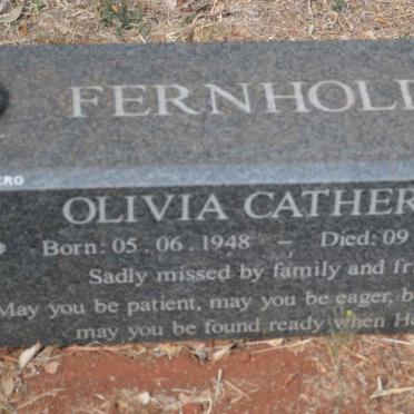 FERNHOLDT Olivia Catherine 1948-2001