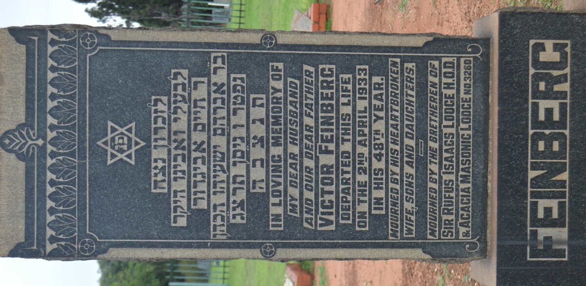 FEINBERG Victor -1933