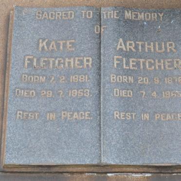 FLETCHER Arthur 1876-1965 &amp; Kate 1881-1953