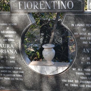 FIORENTINO Antonio 1937-1998 &amp; Laura Adriana 1948-2003