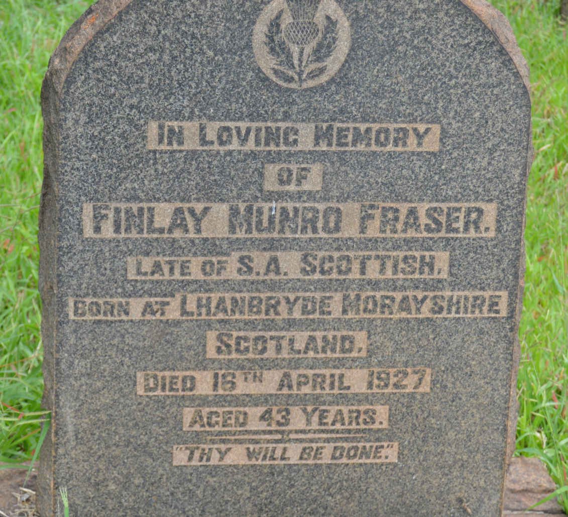 FRASER Finlay Munro -1927