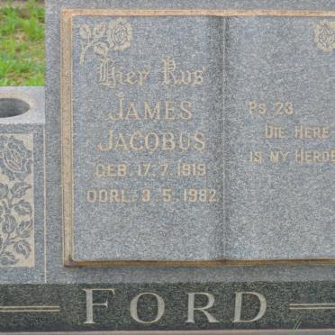 FORD James Jacobus 1919-1962