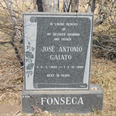 FONSECA José Antonio Gaiato 1942-1998