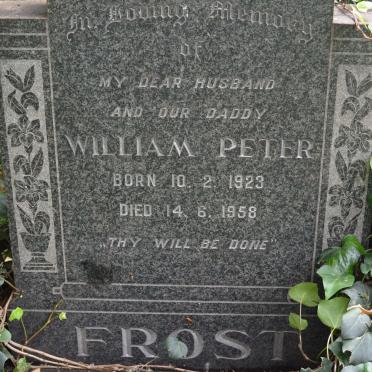 FROST William Peter 1923-1958