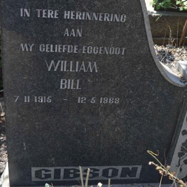 GIBSON William Bill 1915-1968