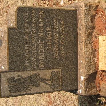 GOLIATH Marjorie Maureen 1944-1944