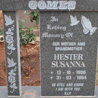 GOMES Hester Susanna  1906-1994