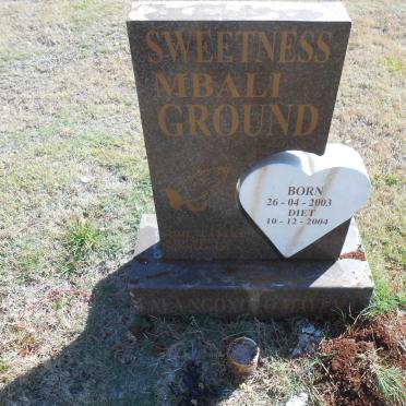 GROUND Sweetness Mbali 2003-2004