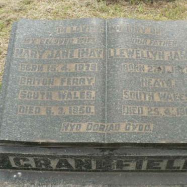GRANDFIELD Llewellyn James 1887-1961 &amp; Mary Jane 1879-1950