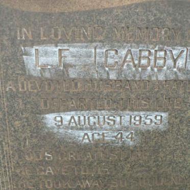 GRANGE L.F., le -1959