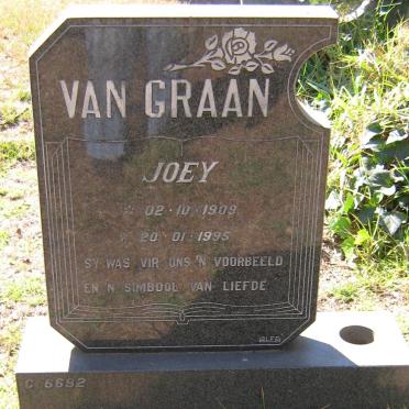 GRAAN Joey, van 1909-1995