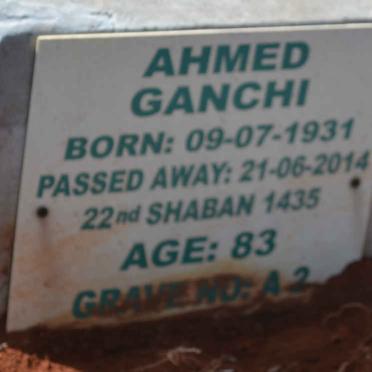 GANCHI Ahmed 1931-2014
