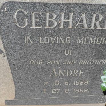 GEBHARDT André 1959-1969