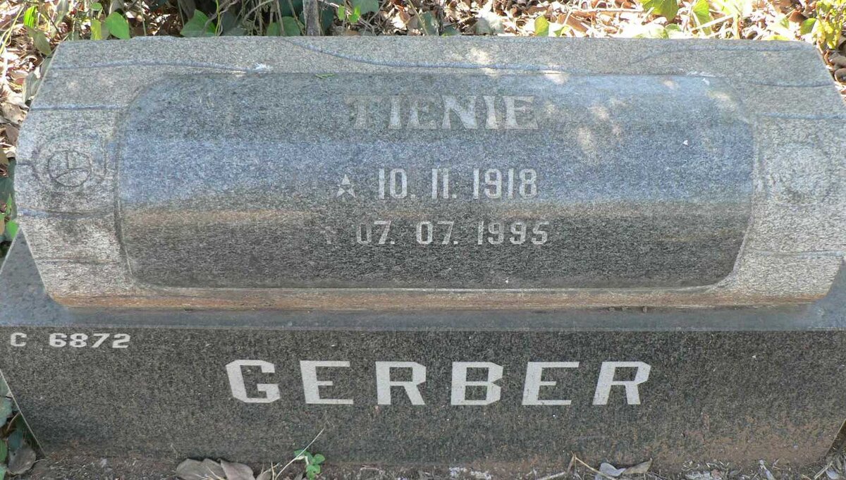 GERBER Tienie 1918-1995