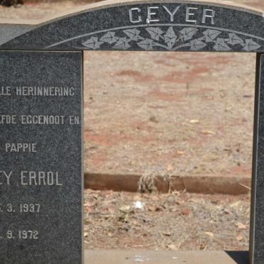 GEYER Aubrey Errol 1937-1972 :: GEYER Aubrey Errol 1968-2000