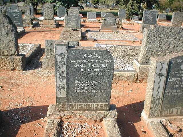 GERMISHUIZEN Sarel Francois 1907-1946
