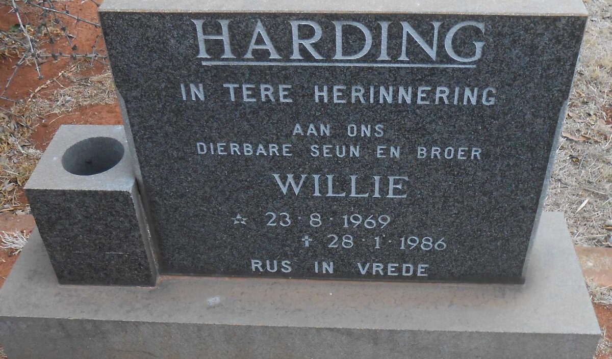 HARDING Willie 1969-1986