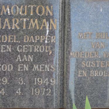 HARTMAN Desideruis Daniël 1914-1985 :: HARTMAN Mouton 1949-1972