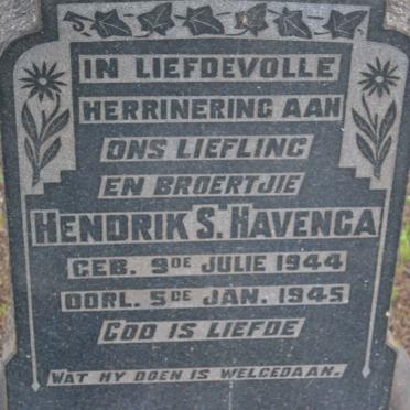 HAVENGA Hendrik S. 1944-1945