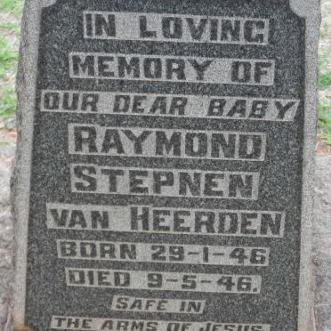 HEERDEN Raymond Stepnen, van 1946-1946