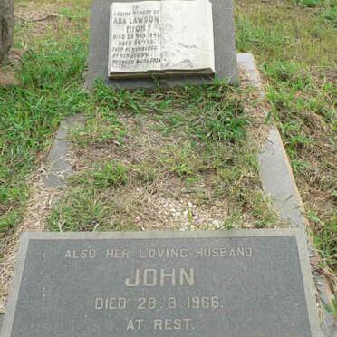 HIGH John -1966 &amp; Ada Lawson -1946