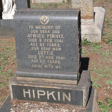 HIPKIN Atwick Pinnix -1941 &amp; Lottie -1941
