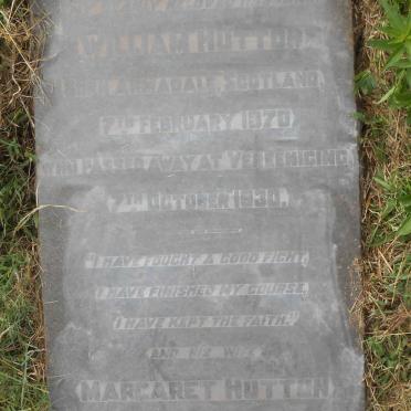 HUTTON William 1870-1930 &amp; Margaret McCLURE -1946