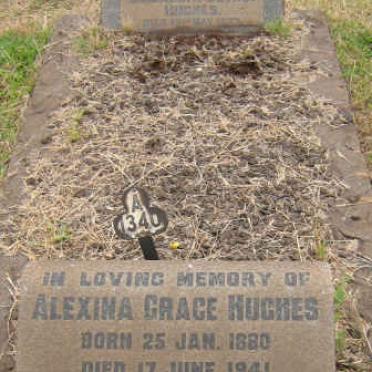 HUGHES Elizabeth Devina -1937 :: HUGHES Alexina Grace 1880-1941