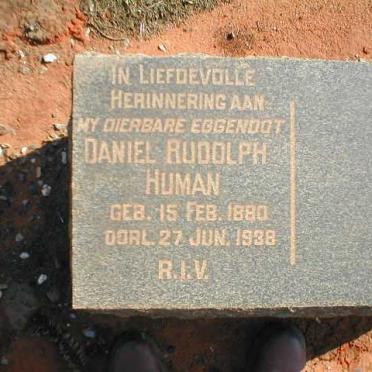 HUMAN Daniel Rudolph 1880-1938