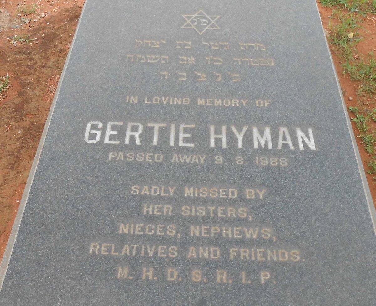 HYMAN Gertie -1988