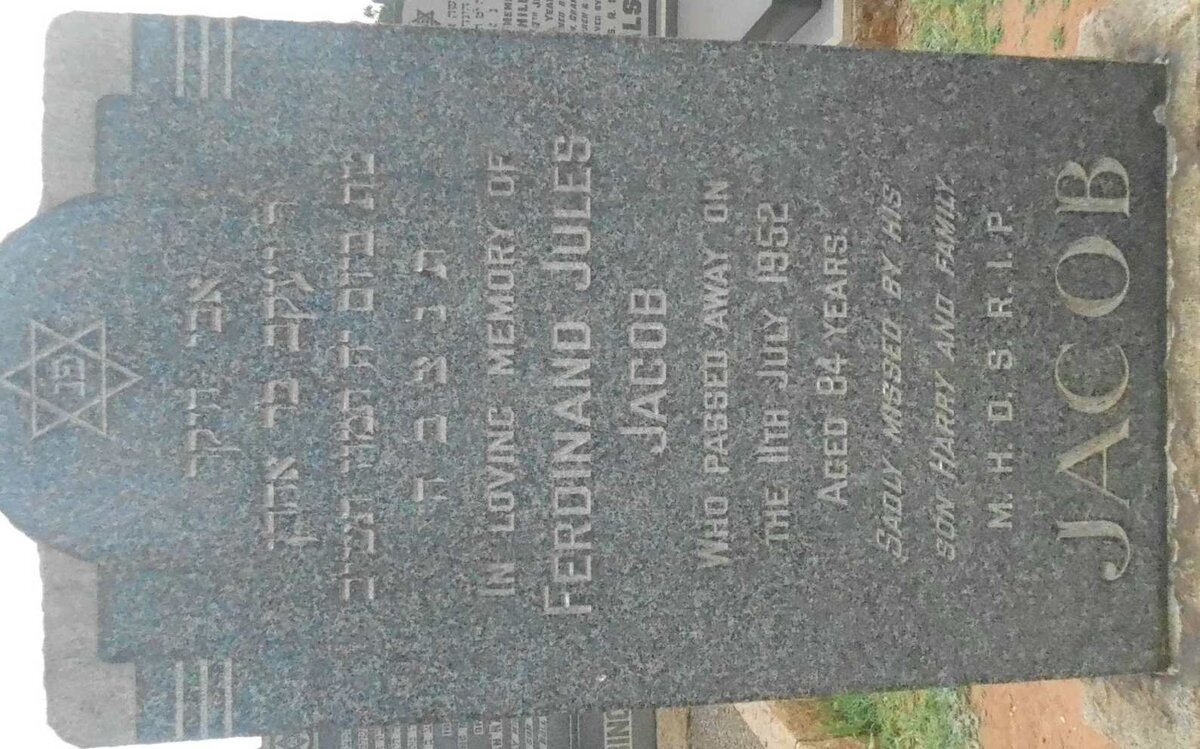 JACOB Ferdinand Jules -1952