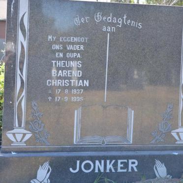 JONKER Theunis Barend Christian 1937-1995