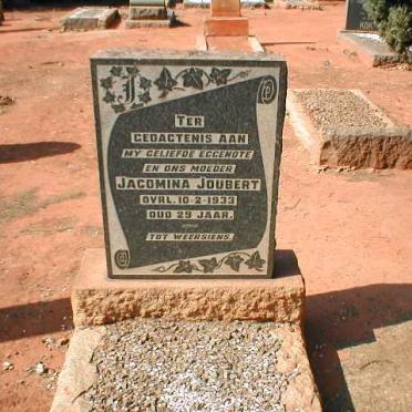 JOUBERT Jacomina -1933