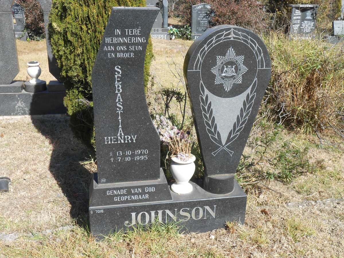 JOHNSON Sebastian Henry 1970-1995