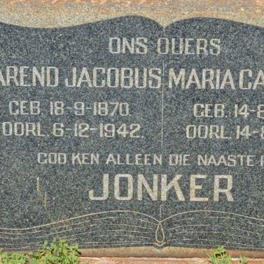 JONKER Barend Jacobus 1870-1942 &amp; Maria Catharina 1879-1909
