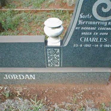 JORDAN Charles 1912-1964 &amp; Johanna M. 1910-1979