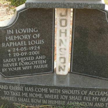 JOHNSON Raphael Louis 1924-2001