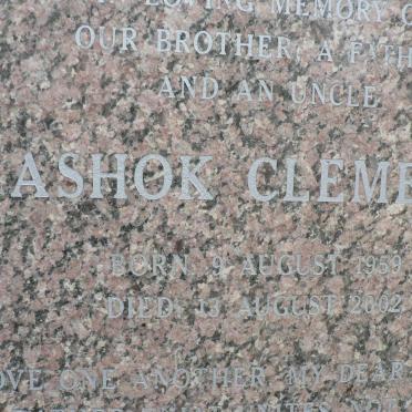 KALICHAREN Ashok Clement 1959-2002 