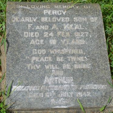 KEAL Arthur -1942 :: KEAL Percy -1927