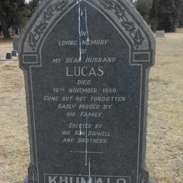 KHUMALO Lucas -1950